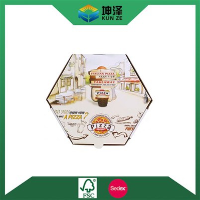 Шестоъгълна кутия за пица
